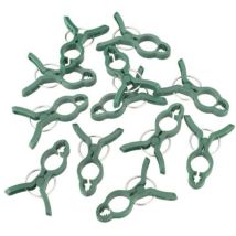 Clip per Piante – Plastica Resistente – 10 Pezzi – Verde – Sunflower