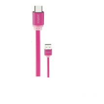 Sunix 1,2m Softtouch USB iOS Ladekabel Datenkabel Kabel Ladegerät in Pink
