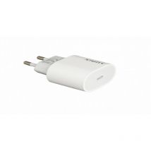 Sunix - 18W pd Wandladegerät Netzteil Schnell-Ladegerät usb-c Typ-C Anschluss kompatibel mit Smartphones weiß