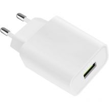 2.1A Netzteil Reise Ladegerät 1X usb Port Reiseladegerät Steckdose + 1m Micro-USB Kabel weiß - Sunix