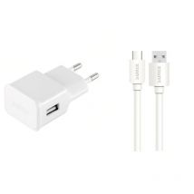 Netzteil Ladegerät 2A iOS Tragbares Reiseladegerät Steckdose 1,2m Kabel kompatibel mit Smartphones, iOS in Weiß - Sunix