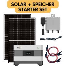Sunlit - Solar Balkonsolar Balkonkraftwerk 760 Wp Deye Sun M80G4 2150Wh Speicher 0% nach §12 Abs. 3 UstG