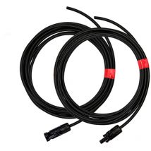 SunPower - 2 câbles solaires 4mm² avec connecteurs MC4 (5 mètres)