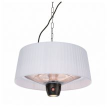 Hänge-Infrarot-Heizstrahler Artix Compact Bright Hanging White 1500 Watt weiß - Sunred