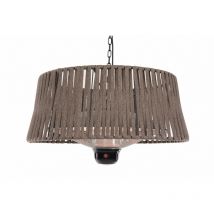 Hänge-Infrarot-Heizstrahler Artix Corda Bright Hanging Brown 1800 Watt - Sunred