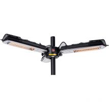 Sonnenschirm-Heizstrahler 2000 w Halogen Schwarz Silbern PH10 Sunred