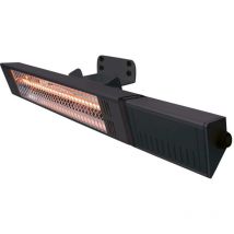 SUNRED Wand-Infrarot-Heizstrahler Heater Sun Ultra Wall Black 1500 Watt