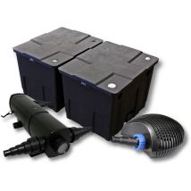 Sunsun - filtros para 60.000l Estanque con 36W Clarificador y 40W eco Bomba jardin