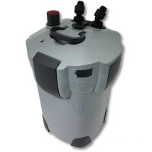 HW-403B Filtre extérieur pour aquarium, débit 1400 l/h, 9 w uvc et 3 Étapes de filtration, Matériaux et Pompe, Filtre externe - Sunsun