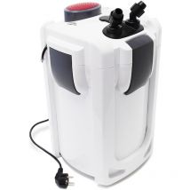 SunSun HW-703B Filtre extérieur pour aquarium, débit 1400 l/h, 9 W UVC et 3 Étapes de filtration, Matériaux et Pompe, Filtre externe