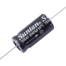 Suntan - TS13AE1C222MSB000R Condensateur électrolytique sortie axiale 2.200 μF 16 v 0.2 % (ø x l) 27 mm x 13 mm 1 pc(s) D239262