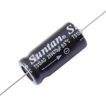 TS13AE1E471MSB000R Elektrolyt-Kondensator axial bedrahtet 470 μF 25 v 0.2 % (ø x l) 21 mm x - Suntan