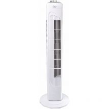 Suntec Wellness - suntec Ventilatore a torre CoolBreeze 7.400 tv [74 cm di altezza, 3 livelli, oscillante, timer 2 ore, 45 Watt]