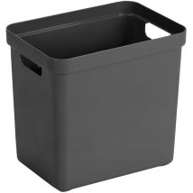 Sunware - Aufbewahrungsbox Sigma Home 25 l anthrazit Boxen, Körbchen & Kisten