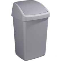 Schwingdeckeleimer Delta 50 l, grau Mülleimer & Abfallbeutel - Sunware