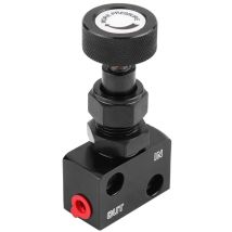Sunxury Universal Motorsport Bremskraftverteilerventil Absperrventil Druckregler Schwarz