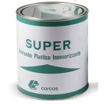Super antirombo vernice per sottoscocca lt 2 plastico insonorizzante Corcos