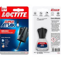 Super attak easy brush 5 grammi con pennello colla cianoacrilica loctite