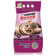 Certech Super Benek Compact Lavande - Litière agglomérante pour chat 5 l