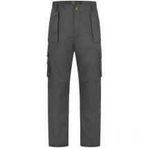Super Pro Arbeitshose Grau 52 330 G/m² 65 % Polyester Normal Geschnitten