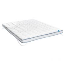 Surmatelas Luxe Nimbus Viscoélastique Fermeté moyenne Confort supplémentaire Respirant Adaptable Améliore le repos Cosy et doux 90x182 cm