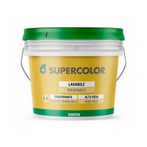 Pittura lavabile Oikos Supercolor bianca lt. 4