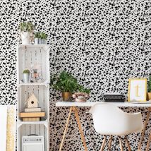 Superfresco Easy - Superfresco Dalmatian Black White Mono Wallpaper Animal Print Paste The Wall