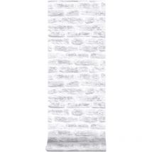 Steine Vliestapete - Weiß - 10m x 52cm - Superfresco Easy