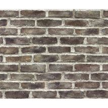 Wow - Steine Rot - Vliestapete - 10m x 52cm