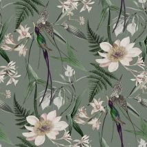 Tapete - Paradise Garden - Grau/Rosa - 10mx52cm - Superfresco Easy