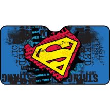 Parasole Anteriore Auto Viaggio Superman 130 X 70cm Supereroi Uomo D'Accaio Giallo Rosso E Blu