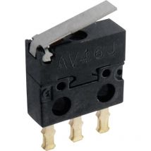 Panasonic - AV402461J Mikroschalter AV402461J 30 v/dc 0.5 a 1 x Ein/(Ein) IP40 tastend 1 St.
