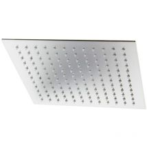 Lineabeta - Supioni 30x30cm pommeau de douche carré plat en acier