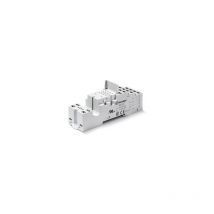 Support bleu 10A 250V bornes ressort montage panneau ou rail 35mm pour série 5532 et 5534 Finder