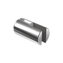 Support ø12 pour pochette porte-affiche - Décor : Anodisé argent - Diamètre : 13 mm - Matériau : Aluminium - itar