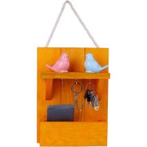 Asir Group Llc - Support à clés en bois avec range courrier Holder