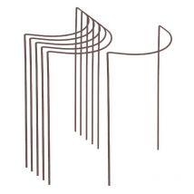 Harrod Horticultural - Support à plantes demi-cercle en acier 40 x 75 cm
