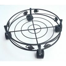 Support à roulettes 'Flora Roll Art Deco'- 32 cm - Nortene