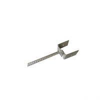 Winox - Support - Ancre pour poteau réglable à sceller en y - 4 à 12 cm