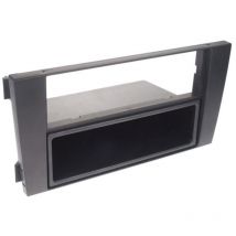 ACV - Support autoradio 1DIN compatible avec Audi A6 01-05 - Avec vide poche - Noir
