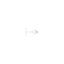 Cessot - Soporte blanco para tubo de armario de 16 mm de diámetro, 2 piezas.