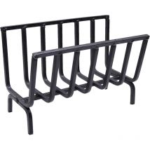 Support à bois poêle à bois brasero en fer pour cheminée et barbecue choisissez la taille: 48x25x32 h cm