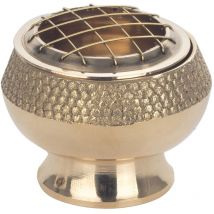 Zen Et Ethnique - Signes Grimalt Portion cadeau Brûleur d'huile d'huile Gold Natura Natura 7x7x6cm 28416