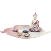 Zen Et Ethnique - Signes Grimalt Portion cadeau Bouddha Encens prend en charge Natura Red 17x26x9cm 18773