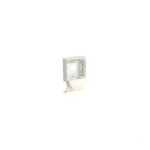 Support cadre blanc pour pose appareillage mural saillie arnould PROFIL2 sur moulure 22x12.5mm SM-P2 Iboco 08829
