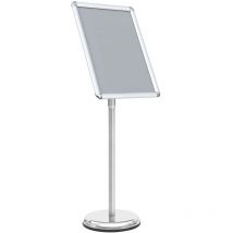 Support d'affiche A3 sur pied,Argenté Alliage d'aluminium
