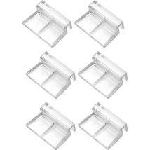 Support d'aquarium Acrylique,Clips pour Couvercle d'aquarium,Clair Support d'aquarium, pour réservoir de Poissons d'Aquarium,Clips de Couvercle