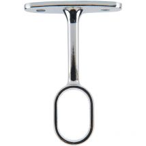 Support d'armoire centrale ovale chrome Stor Planet