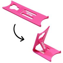 Support de bureau pliable pour tablette, liseuse, Kindle - Couleur rose - Support tablette modèle medium