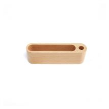 Support de Cartes de Visite,Présentoir de Carte de Visite,Bois Carte de Visite Professionnelle Organisateur,Avec Porte Stylo,pour le Travail de